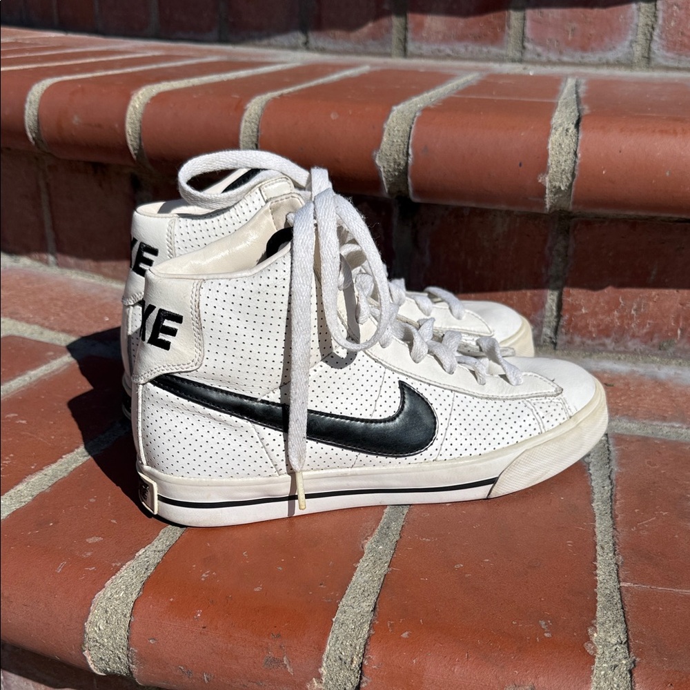 Nike Sweet Classic High-Top Sneakers - White, Cream and Black